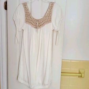 Daryl K-189 & Barneys Coop white mini dress